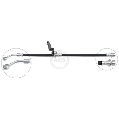 Billede af A.B.S. SL 4999 Bremseslange 455 INN M10x 1.0 HONDA: CIVIC 6 Stufenheck, Hatchback