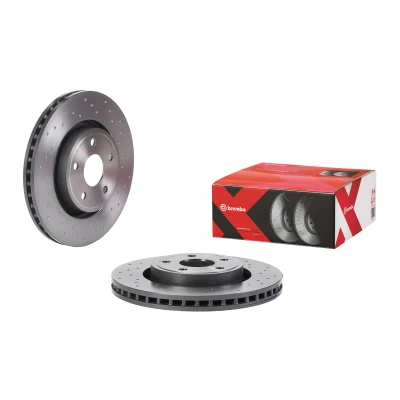 Billede af BREMBO 09.N236.2X Bremseskiver 350 32 6 perforeret/indv. ventileret coatet JEEP: GRAND CHEROKEE 4