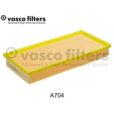 Billede af DAVID VASCO A704 Luftfilter 46 169 344 rektangulær Filterindsats VOLVO: V40 Stationcar, S40 I, MITSUBISHI: Carisma Sedan, Hatchback