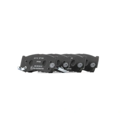 Billede af HELLA 8DB 355 020 221 Bremseklodser med akustisk advarsel for slid SSANGYONG: Rexton / 2, Kyron, W, KIA: SORENTO 1