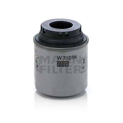 Billede af MANN filter W 712/94 Oliefilter 3/4 16 UNF 1B med to returløbs stop ventiler Påskruet SKODA: Fabia 2, Roomster, Rapid Hatchback