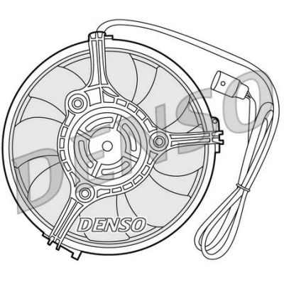 Billede af DENSO DER02001 Køleventilator 280 VOLKSWAGEN: Passat B5 GP Variant