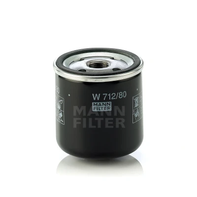 Billede af MANN filter W 712/80 Oliefilter 3/4 16 UNF med en returløbs stop ventil Påskruet SAAB: 900 I Cabriolet, 9 5 Stationcar, 3 Hatchback