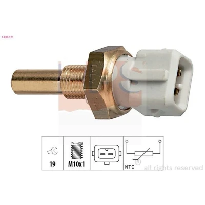 Billede af EPS 1.830.171 Kølevæsketemperatur Sensor Made in Italy OE Equivalent AUDI: 80 B4 Sedan, Cabriolet B4, 100 C4 VOLKSWAGEN: GOLF 3, 2