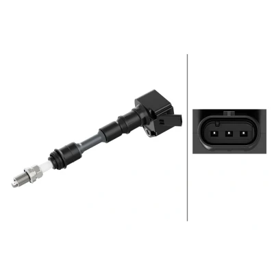 Billede af HELLA 5DA 358 168 201 Tændspole 3 14 VOLVO: V70 3, XC70 II Stationcar