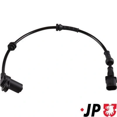 Billede af JP GROUP 1297102900 ABS sensor venstre foraksel, højre foraksel passiv 452 sort OPEL: Combo C Van / Stationcar, Corsa Hatchback, Meriva A