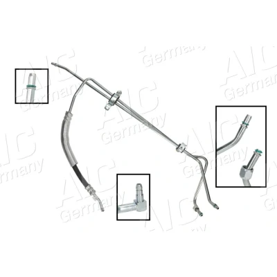Billede af AIC 54986 Hydraulikslange, styretøj fra hydraulikpumpe til tandstang, ekspansionsbeholder