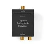 Billede af Digital Audio Converter 1 vejs Tilslutninger indgang: 1x RCA / TosLink udgang: (2x RCA) 3.5mm Automatisk Integreret forstærker Sort