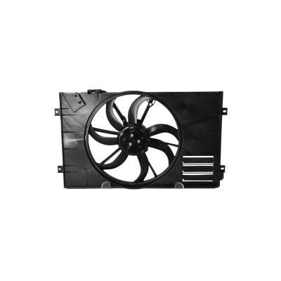Billede af NRF 47927 Køleventilator 390 12 400 med kølerventilatorramme (karm), Kulløs motor VOLKSWAGEN: GOLF 6, Transporter 5, Jetta 3, AUDI: A3 Hatchback