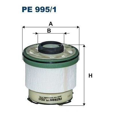 Billede af FILTRON PE 995/1 Brændstoffilter Filterindsats FORD: Ranger Mk3