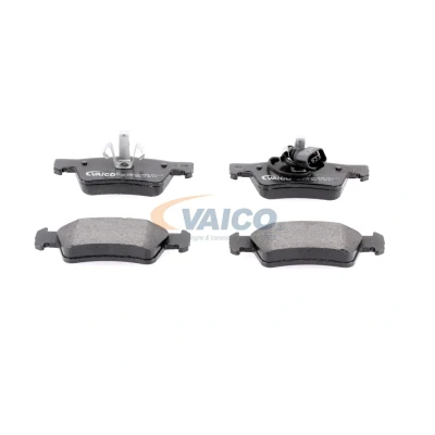 Billede af VAICO V10 0763 Bremseklodser Q+, original equipment manufacturer quality bagaksel Inkl. slidadvarselskontakt VOLKSWAGEN: Touareg I, Multivan 5 (7HM