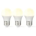 Billede af LED Pære E27 G45 4.9 W 470 lm 2700 K Varm Hvid 3 stk.