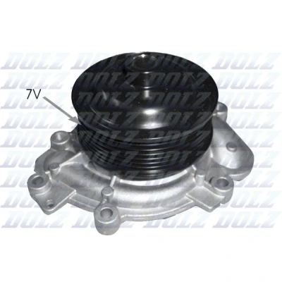 Billede af DOLZ M231 Vandpumpe med multi V remsskive Aluminiumhus MERCEDES BENZ: E klasse T modell, Sedan, C modell