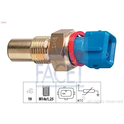 Billede af FACET 7.3113 Olietemperatur Føler M14x1,25 Made in Italy OE Equivalent PEUGEOT: 106 I Hatchback