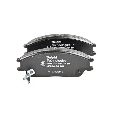 Billede af DELPHI LP704 Bremseklodser med akustisk advarsel for slid anti knirke plade uden tilbehør HYUNDAI: Getz, ACCENT 2