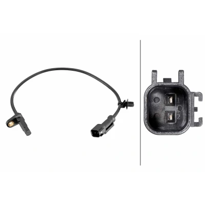Billede af HELLA 6PU 358 216 611 ABS Sensor Hall princip 2 polet 486mm