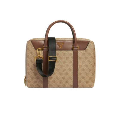 Billede af Guess Vezzola DOC CASE Unisex Attachetasker, Størrelse: One Size, Beige