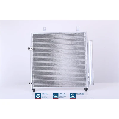 Billede af NISSENS 941222 Kondensator med tørrer Aluminium 407 R 134a MITSUBISHI: Mirage / Space Star Hatchback