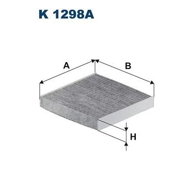 Billede af FILTRON K 1298A Kabinefilter Aktivkulfilter 204 210 30 HONDA: CIVIC 10, HR V II, Jazz 3