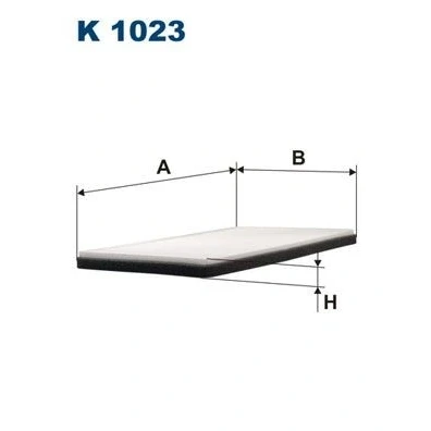 Billede af FILTRON K 1023 Kabinefilter Partikelfilter 291 179 17,5