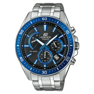 Billede af Casio Edifice Kronograf, Herre, Størrelse: One Size, Silberfarben