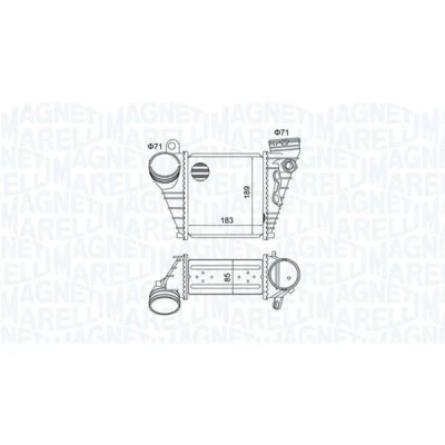 Billede af MAGNETI MARELLI 351319205230 Intercooler VOLKSWAGEN: Golf 4, SEAT: Leon I Hatchback