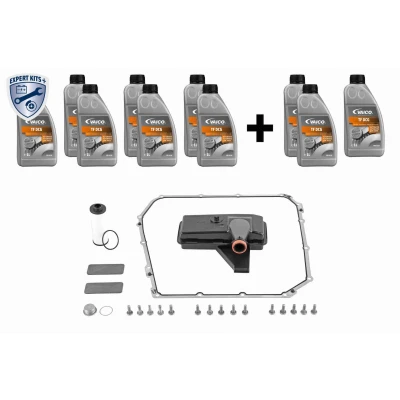Billede af VAICO V10 3220 XXL Delesæt, olieskift automatgearkasse med pakning tætningsring, oliemængde for olieskylning EXPERT KITS + AUDI: A6 C7 Avant