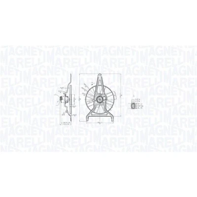 Billede af Ventilator, motorkøling MAGNETI MARELLI 069422867010