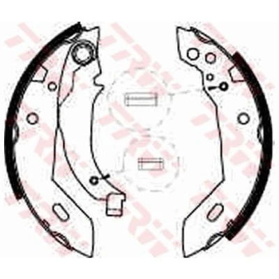 Billede af TRW GS6228 Bremsebakker 180 32 CITROËN: Xsara Hatchback, PEUGEOT: 205 II Hatchback