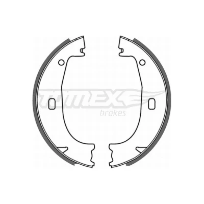 Billede af TOMEX brakes TX 21 23 Bremsebakker bagaksel 160 25 BMW: 3 Sedan, Compact, Coupe