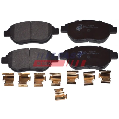 Billede af FAST FT29156 Bremseklodser foraksel Ekskl. slidadvarselskontakt PEUGEOT: 207 Hatchback, 206 SW, CITROËN: C4 I C3 Hatchback