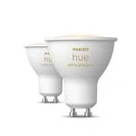 Billede af Philips Hue White Ambiance LED reflektorpære GU10 4,2 W, sæt med 2 stk