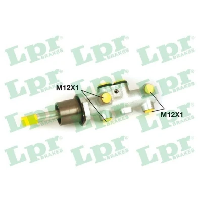 Billede af LPR 1285 Bremsehovedcylinder 20,64 Gråt støbejern 12 X 1 (4) VOLKSWAGEN: Polo IV Hatchback