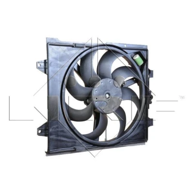 Billede af NRF 47251 Køleventilator 383 12 140 med kølerventilatorramme (karm) FIAT: 500 Hatchback, C Cabriolet, FORD: KA Hatchback