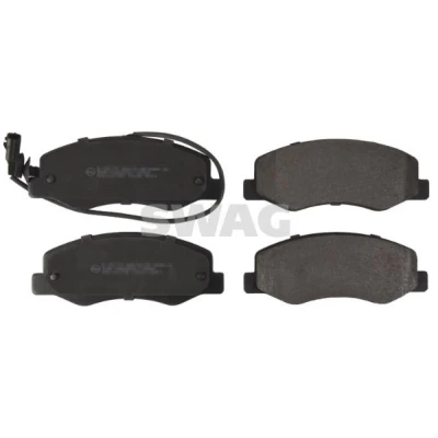 Billede af SWAG 60 91 6819 Bremseklodser bagaksel Inkl. slidadvarselskontakt RENAULT: MASTER 3, 3 Kasten, OPEL: Movano B Van