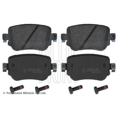 Billede af BLUE PRINT ADV184250 Bremseklodser bagaksel med befæstelsesmateriale SKODA: Octavia 3 Combi, Schrägheck, SEAT: Leon III ST