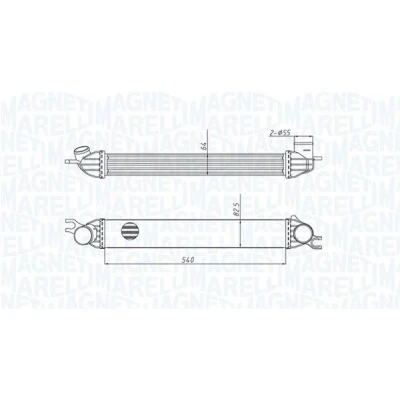 Billede af MAGNETI MARELLI 351319204290 Intercooler