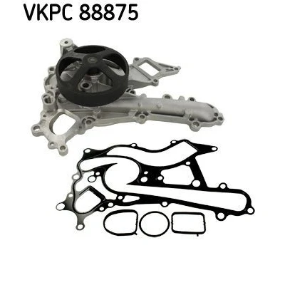 Billede af SKF VKPC 88875 Vandpumpe med pakninger Stålplade til multi v remsdrift MERCEDES BENZ: E klasse T modell, Sedan, C modell