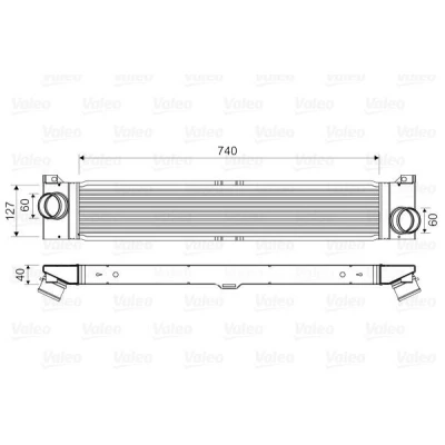 Billede af VALEO 818586 Intercooler uden EGR ventil FIAT: Ducato III Bus