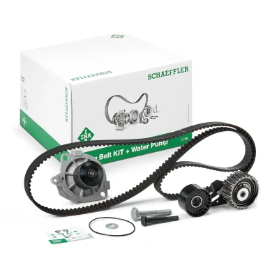Billede af INA 530 0622 30 vandpumpe + Tandremssæt med FIAT: BRAVO 2, Punto II Hatchback, Stilo ALFA ROMEO: 146, 147, 156 Sportwagon