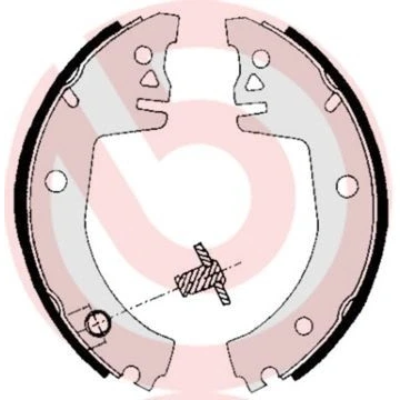 Billede af BREMBO S 85 512 Bremsebakker 200 32