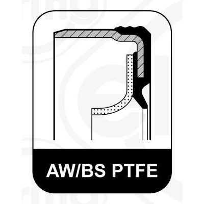 Billede af ELRING 375.560 Krumtapaksel Pakdåse med montagehylster PTFE (Polytetrafluorethylen)/ACM (Polyacryl gummi)