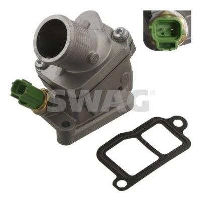 Billede af SWAG 55 93 4850 Termostat 90 med pakning sensor Aluminiumsstøbning hus VOLVO: V50, XC90 I, S40 II