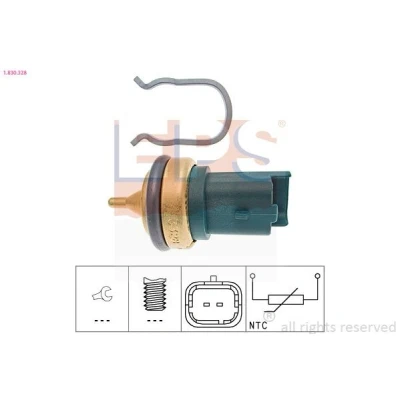 Billede af EPS 1.830.328 Kølevæsketemperatur Sensor Made in Italy OE Equivalent brun PEUGEOT: 207 Hatchback, 308 I 206 SW