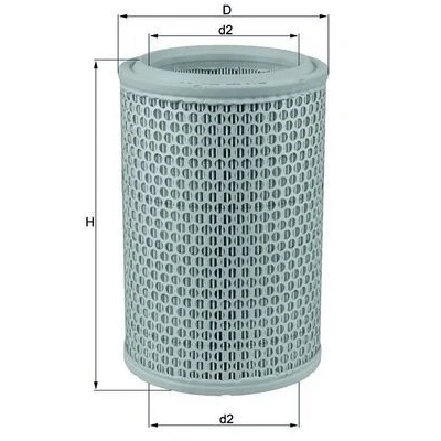 Billede af MAHLE ORIGINAL LX 660 Luftfilter 207,0 131,0 Filterindsats