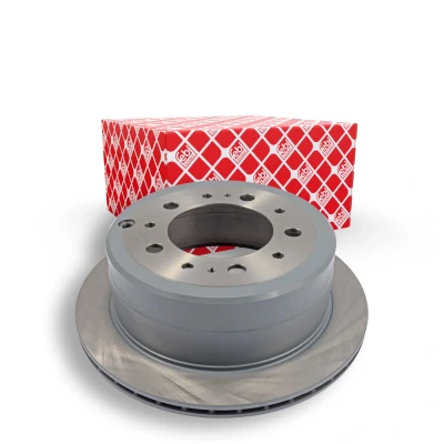 Billede af FEBI BILSTEIN 170768 Bremseskiver bagaksel 329,5 18,2 8 150 indvendigt ventileret coatet TOYOTA: Land Cruiser 100