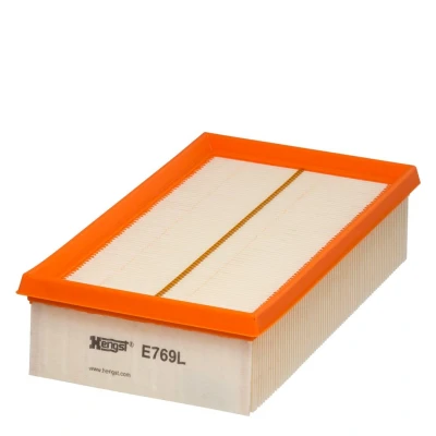 Billede af HENGST FILTER E769L Luftfilter 58 141 239 Filterindsats RENAULT: Clio 3, III Grandtour, Modus / Grand Modus, NISSAN: Juke, MICRA Note I