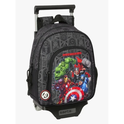 Billede af Skolerygsæk med Hjul The Avengers Vendetta Sort 27 x 33 10 cm
