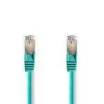 Billede af Cat 5e kabel SF/UTP RJ45 (8P8C) Hanstik 5.00 m Runde PVC Grøn Plastikpose