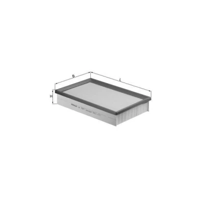 Billede af MAHLE ORIGINAL LX 1571 Luftfilter 52,3 172 278,7 Filterindsats VOLVO: V50, S40 II, C30, FORD: Focus 2 Kombi, C Max,